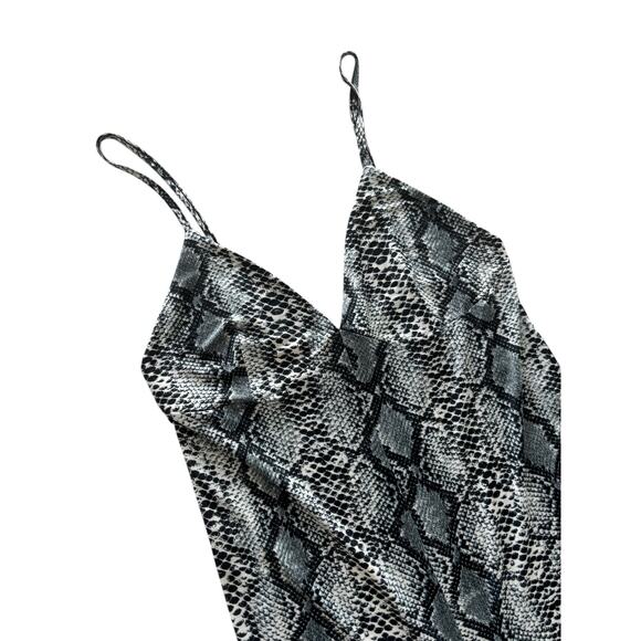 MUCHE ET MUCHETTE SNAKESKIN WIDE-LEG JUMPSUIT SIZE SMALL - Picture 2 of 4